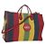 GUCCI Baiadera Hand Bag Canvas 2way Multicolor Gold Tone 630358