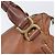 Chloé Chloe Marcie Hand Bag Leather 2way Brown Gold - vista 19