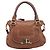 Chloé Chloe Marcie Hand Bag Leather 2way Brown Gold - vista 2
