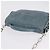 Miu Miu Matelasse Chain Shoulder Bag Vitellolux Blue Silver - vista 6