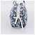 Christian Dior Trotter Canvas Hand Bag Pile Blue White - vista 3