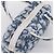 Christian Dior Trotter Canvas Hand Bag Pile Blue White - vista 7