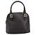 FENDI Hand Bag Leather Dark Brown Gold Tone - vista 13