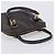 FENDI Hand Bag Leather Dark Brown Gold Tone - vista 6