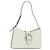 Jimmy Choo Cheri Crystal Hobo Shoulder Bag Leather White Silver