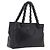 PRADA Schultertasche Tote mit Kette aus Leder Schwarz