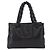 PRADA Schultertasche Tote mit Kette aus Leder Schwarz - Ansicht 3