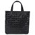 CHANEL Patent leather Hand Bag Leather Black Silver CC - vista 3