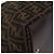 FENDI Zucca Canvas Hand Bag Black Brown - vista 12