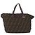 FENDI Zucca Canvas Hand Bag Black Brown - vista 2