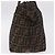 FENDI Zucca Canvas Hand Bag Black Brown - vista 4