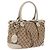 GUCCI GG Canvas Hand Bag Beige Gold 247902