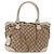 GUCCI GG Canvas Hand Bag Beige Gold 247902 - vista 2
