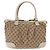 GUCCI GG Canvas Hand Bag Beige Gold 247902 - vista 3