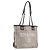 CHANEL Chain Deauville Tote Bag Canvas Gray Silver CC