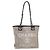 CHANEL Chain Deauville Tote Bag Canvas Gray Silver CC - vista 2