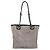 CHANEL Chain Deauville Tote Bag Canvas Gray Silver CC - vista 3