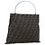 FENDI Zucca Canvas Hand Bag Brown Black