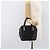 CHANEL Choco Bar Hand Bag Leather Black Silver CC - vista 26