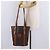 Céline CELINE Macadam Canvas Shoulder Bag PVC Leather Brown Gold - vista 28