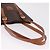 Céline CELINE Macadam Canvas Shoulder Bag PVC Leather Brown Gold - vista 7