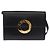 Céline CELINE Circle Shoulder Bag Leather Black Gold - vista 2