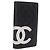CHANEL Cambon Line Long Wallet Lamb Skin Black CC