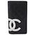 CHANEL Cambon Line Long Wallet Lamb Skin Black CC - vista 2