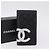 CHANEL Cambon Line Long Wallet Lamb Skin Black CC - vista 21