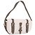 LOEWE Schultertasche Canvas White Silver