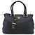 PRADA Handtasche Leder Schwarz Goldfarben - Ansicht 2