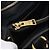PRADA Handtasche Leder Schwarz Goldfarben - Ansicht 24