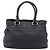 PRADA Handtasche Leder Schwarz Goldfarben - Ansicht 3