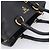 PRADA Handtasche Leder Schwarz Goldfarben - Ansicht 6