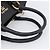 PRADA Handtasche Leder Schwarz Goldfarben - Ansicht 7