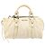 Miu Miu Hand Bag Leather 2way Ivory Silver - vista 2