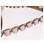 Christian Dior Trotter Canvas Romantic Chain Bag PVC Beige Silver - vista 9