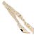 LOUIS VUITTON Bandeau BB Louisette Scarf Silk Beige M79619 LV - vista 2