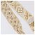 LOUIS VUITTON Bandeau BB Louisette Scarf Silk Beige M79619 LV - vista 5
