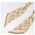LOUIS VUITTON Bandeau BB Louisette Scarf Silk Beige M79619 LV - vista 8