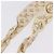 LOUIS VUITTON Bandeau BB Louisette Scarf Silk Beige M79619 LV - vista 9
