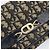 Christian Dior Trotter Canvas Chain Shoulder Bag Navy Gold - vista 9