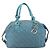 Christian Dior Panarea Boston Bag Coated Canvas Blue Silver - Ansicht 13