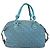 Christian Dior Panarea Boston Bag Coated Canvas Blue Silver - Ansicht 2