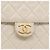 CHANEL Matelasse Chain Shoulder Bag Lamb Skin White Gold CC - vista 18