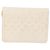 CHANEL Matelasse Chain Shoulder Bag Lamb Skin White Gold CC - vista 2