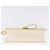 CHANEL Matelasse Chain Shoulder Bag Lamb Skin White Gold CC - vista 5