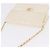 CHANEL Matelasse Chain Shoulder Bag Lamb Skin White Gold CC - vista 6