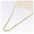 CHANEL Matelasse Chain Shoulder Bag Lamb Skin White Gold CC - vista 7