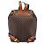 Céline CELINE Macadam Canvas Backpack PVC Leather Brown Gold - vista 2